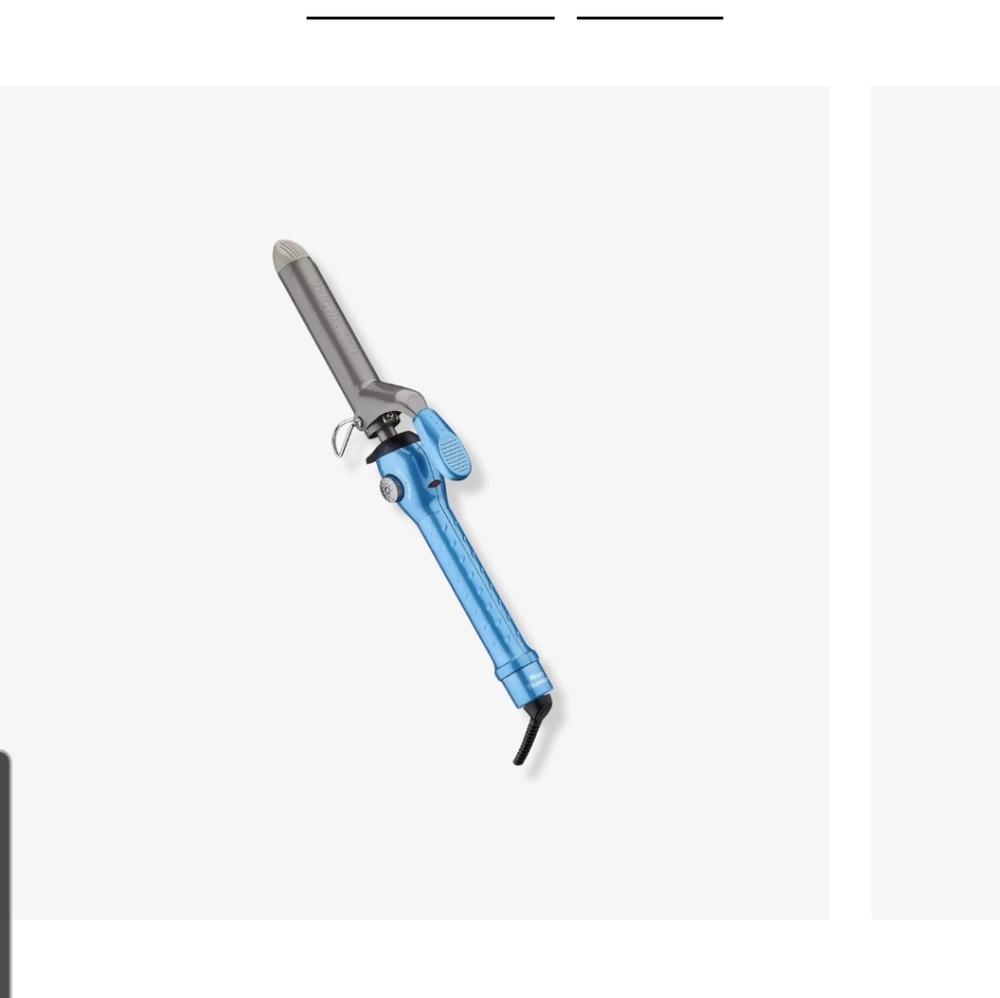 Nano Titanium Spring Curling Iron 1"